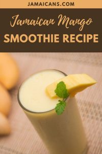 Jamaican Mango Smoothie Recipe