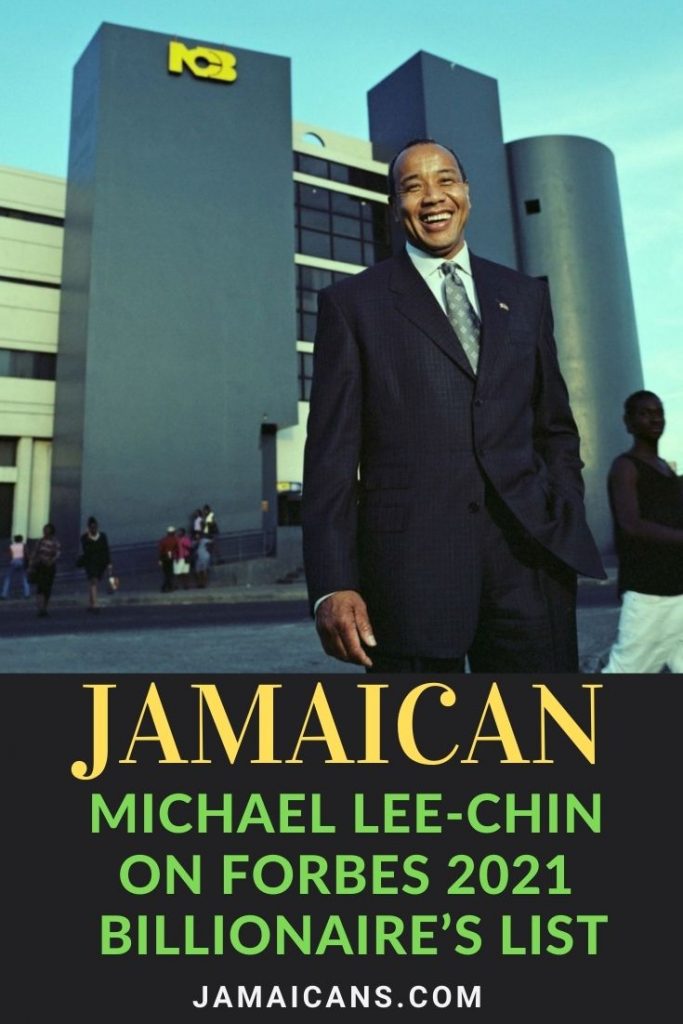 Jamaican Michael Lee-Chin on Forbes 2021 Billionaire List PIN