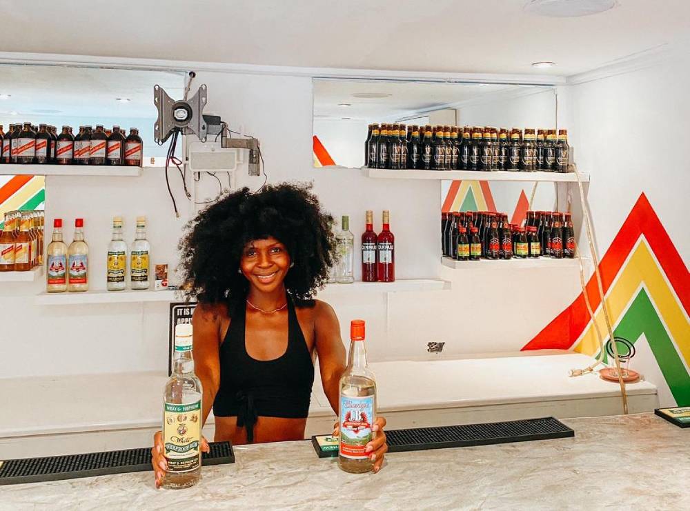 Jamaican Model Geena Whyte Launches Rum-centric bar in Negril
