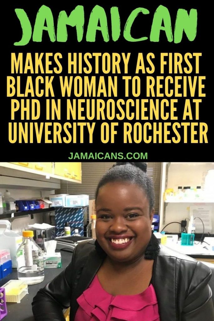 Jamaican Monique Mendes Makes History as First Black Woman to Receive PhD in Neuroscience at University of Rochester
