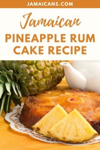 Jamaican Pineapple Rum Cake Recipe