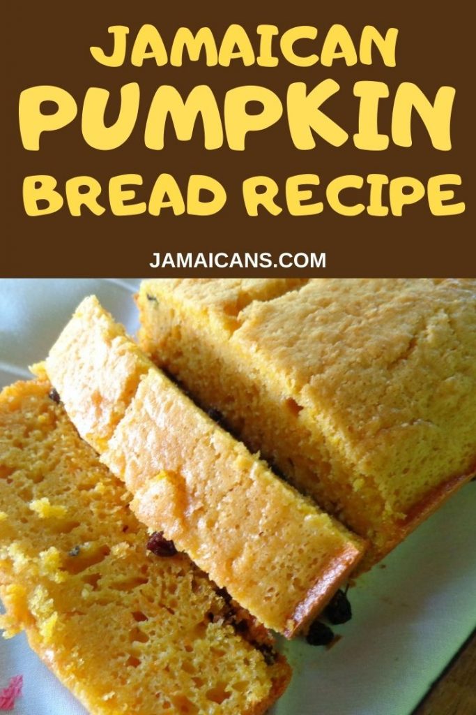 Jamaican Pumpkin Bread Recipe