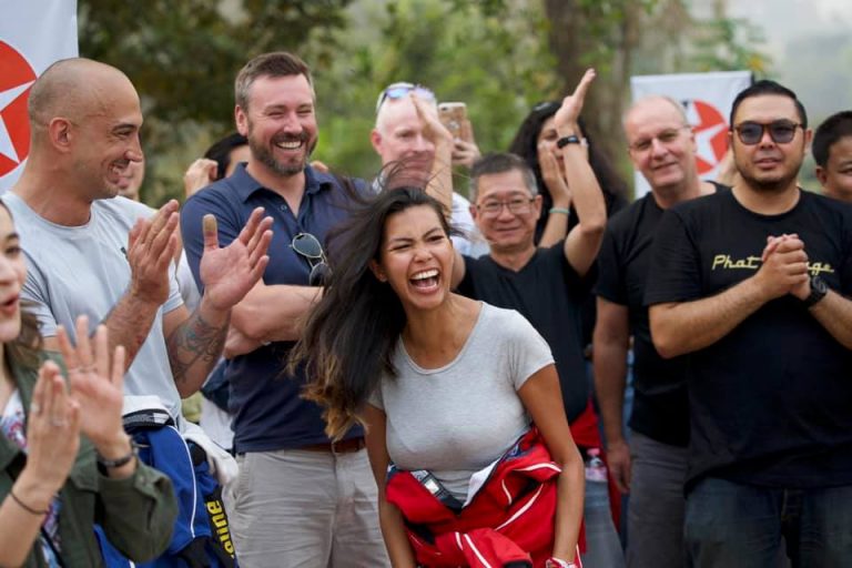 Jamaican Race Car Driver Natasha Chang Breaks Guinness World Record - Team Celebration