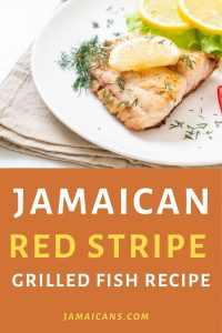 Jamaican Red Stripe Grilled Fish Recipe 