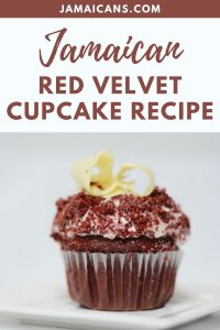 Jamaican Red Velvet Cupcake Recipe