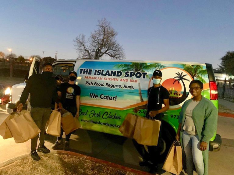 Jamaican Restaurant in Dallas Provided Meals to Snowstorm Victims