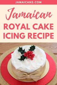 Jamaican Royal Cake Icing Recipe