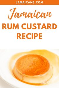 Jamaican Rum Custard Recipe