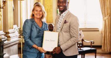 Jamaican Sanjay Thompson Wins Prestigious Swedish Award-Swede-Award
