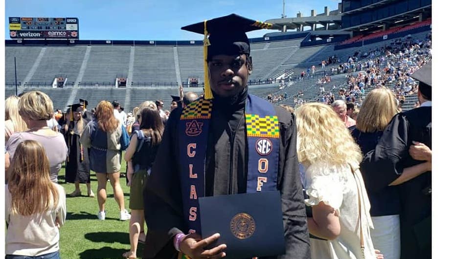 Jamaican Sherwayne Allen a Former KC Hurdler Sole Black Auburn Student to Graduate with Pure Mathematics Degree 2