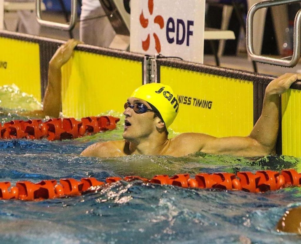 Jamaican Swimmer Medals in Florida Swim Meet Keanan Dols