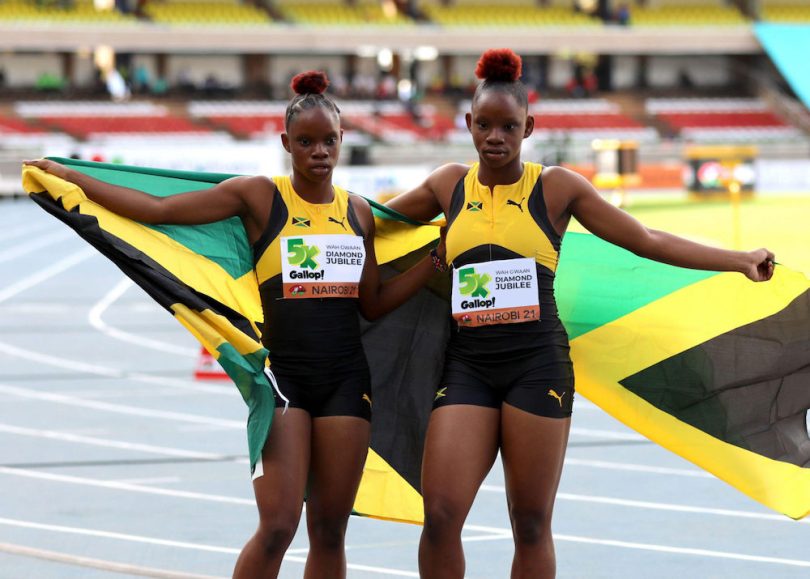 Jamaican Track Stars The Clayton Twins