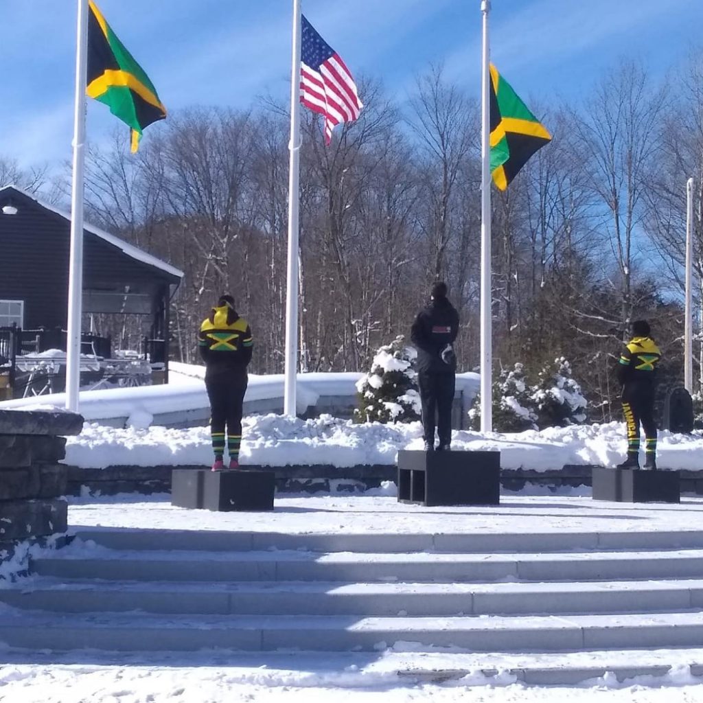 Jamaican Women Bobsled Team 2021 Medals