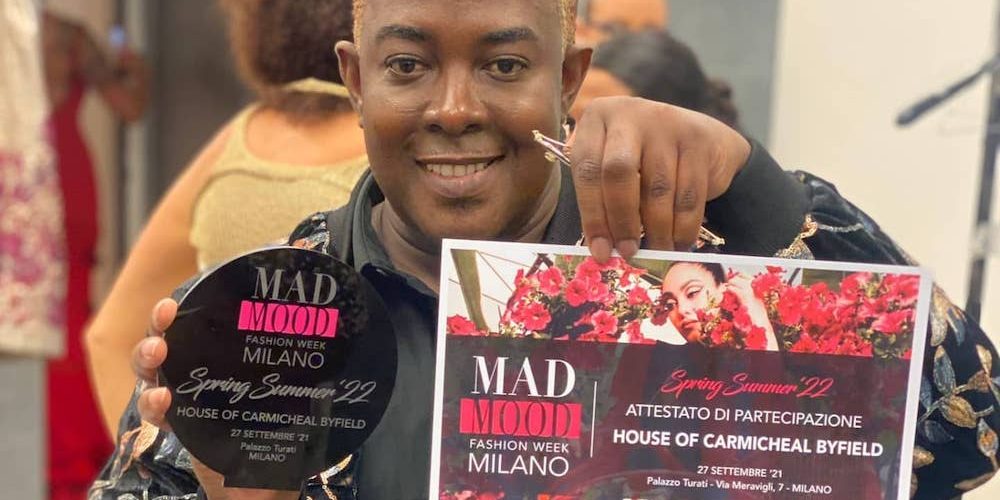 Jamaican owned Fashion Design Company Win Awards at Milano Italy Fashion Week - House of Byfield - Carmichael A Byfield