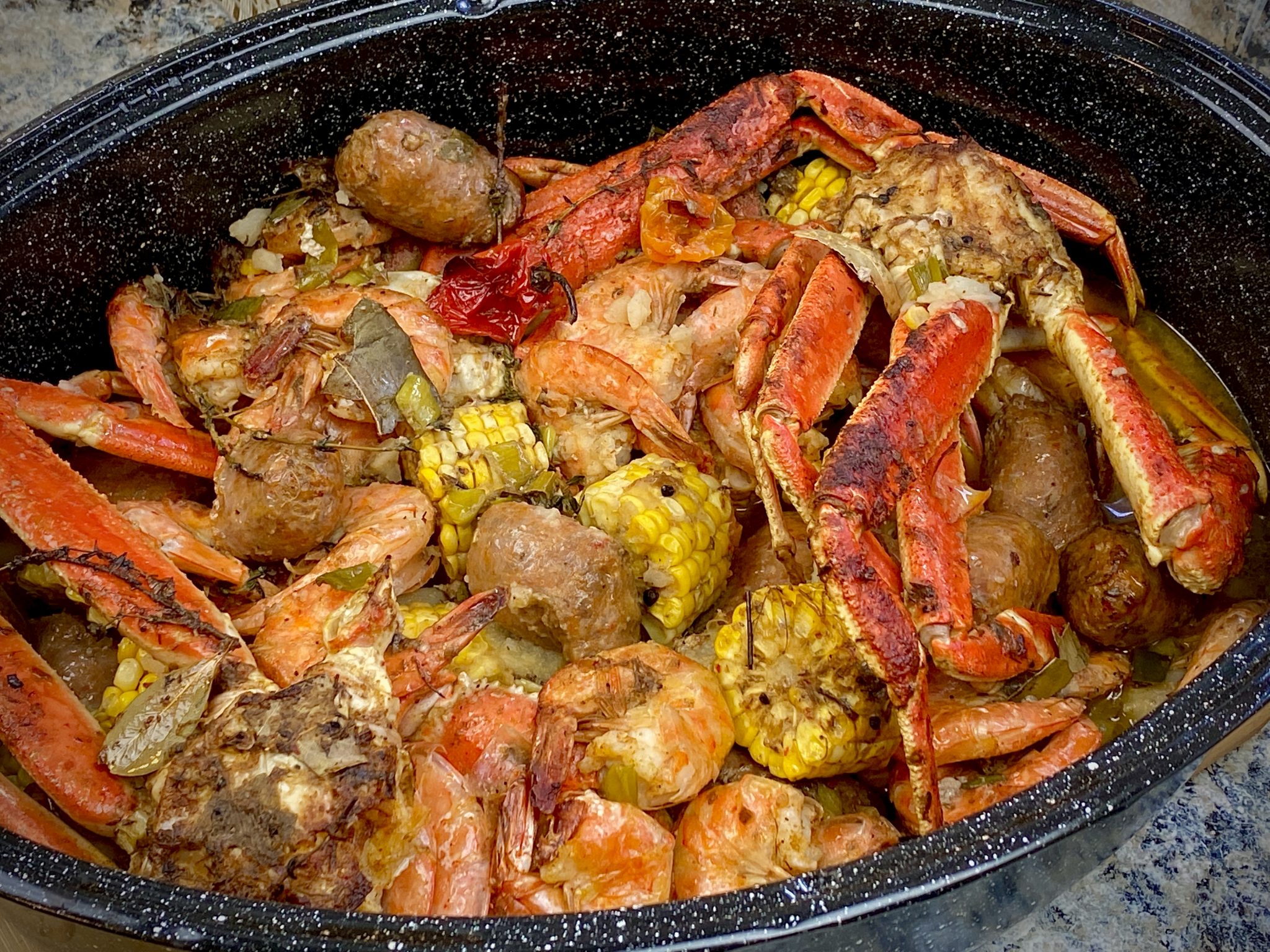 KerriAnn's Kravings Jerk Butter Seafood Boil Recipe Jamaicans and