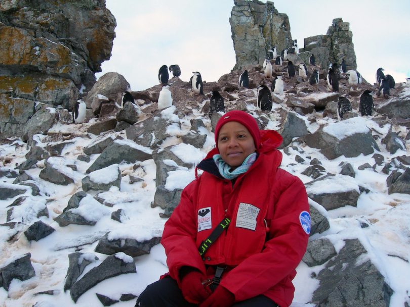 Judith Falloon-Reid - First Jamaican Woman to Antarctica launches exhibition virtually this weekend - PENGUINS