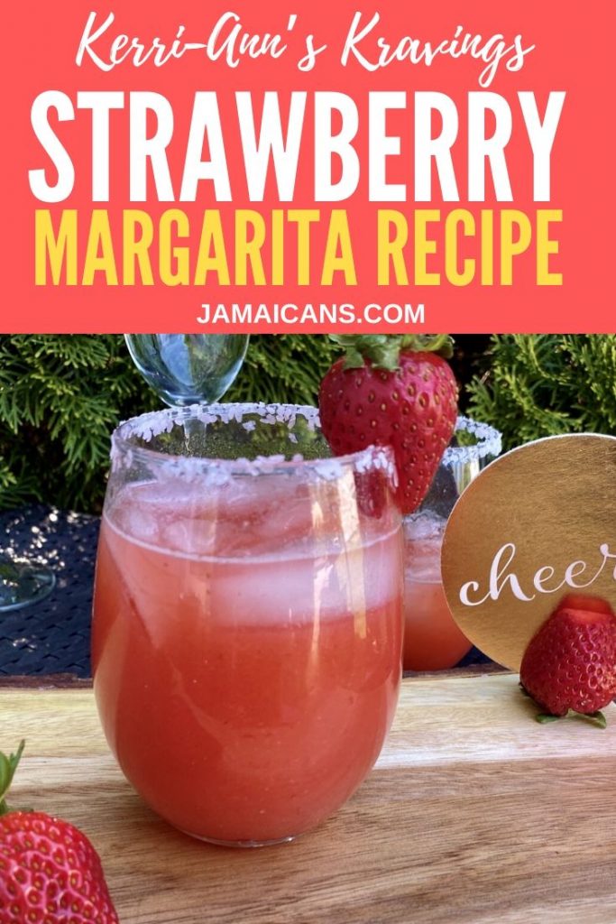 Kerri-Ann Kravings Strawberry Margarita Recipe Pin