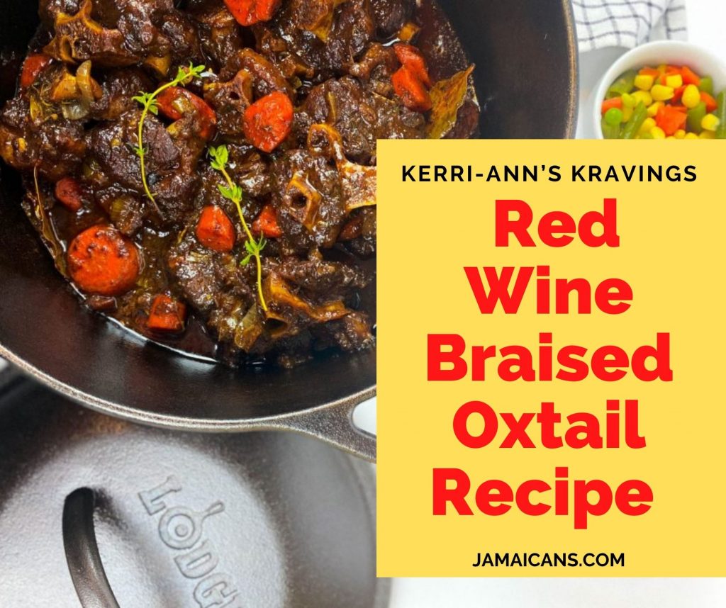 Kerri-Ann’s Kravings Red Wine Braised Oxtail Recipe Pin