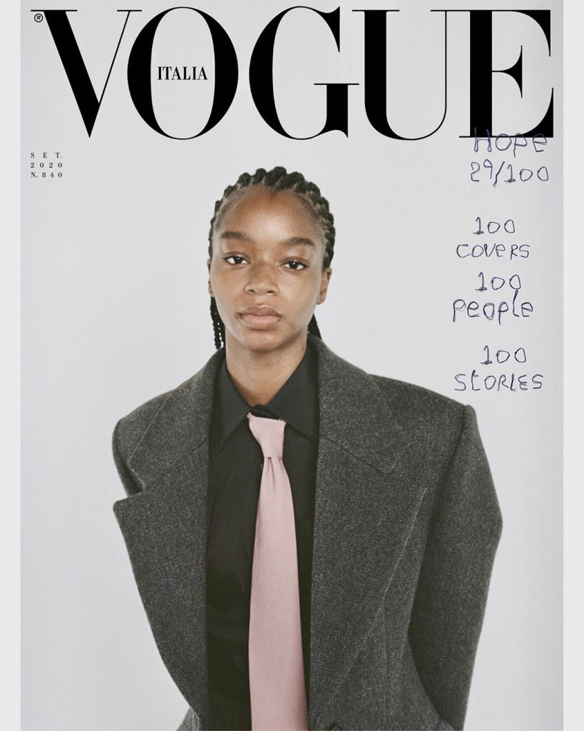 Kyla Ramsey Jamaican Model on Vogue Cover
