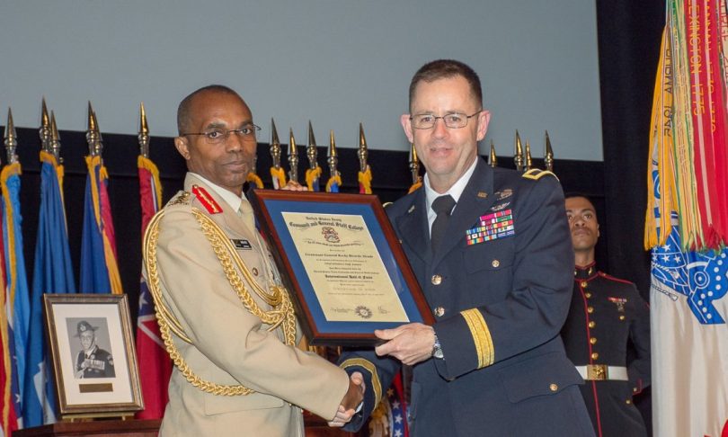 Chief of Jamaica Defense Staff Inducted into US CGSC International Hall of Fame