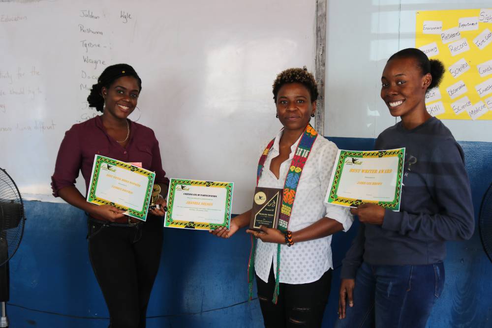 Live-Well-Jamaica-Media-Internship-Graduates 2