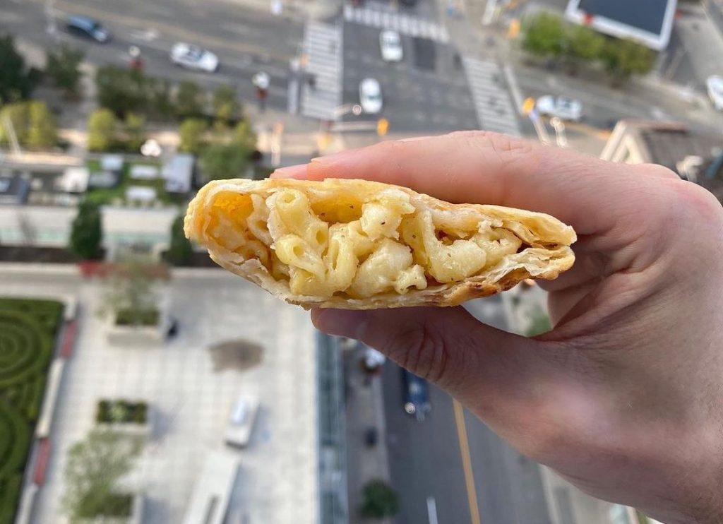 Mac and Cheese Jamaican Patty Patties Would You Try It