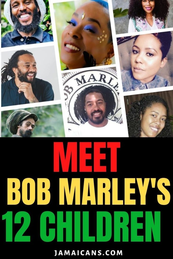 Meet Bob Marley 12 Children - Pin