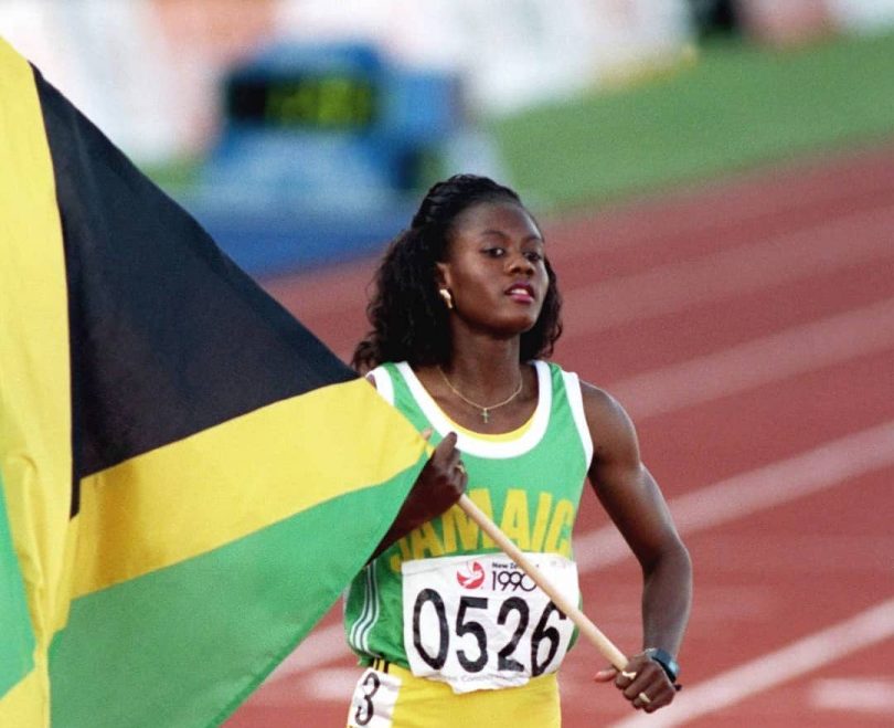 Merlene Ottey Jamaican Born Track Star Athlete