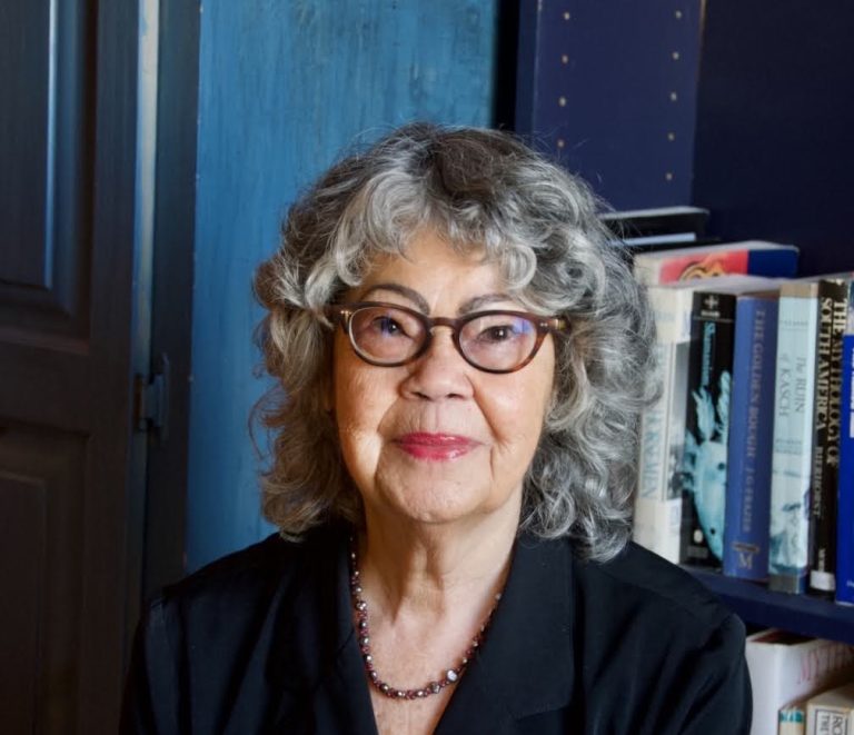 Poet Laureate of Jamaica Olive Senior at Out of Many Lit in Leeds - photo Alex Rice