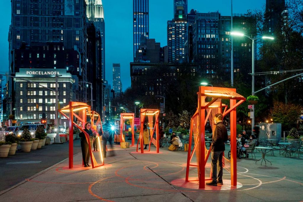 Point of Action Work by Jamaican-born Architect Featured in Manhattan Holiday Display