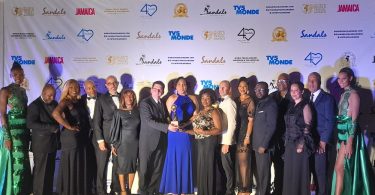 Port Authority of Jamaica Execs at the 29th Staging of the World Travel Awards at Sandals Montego Bay