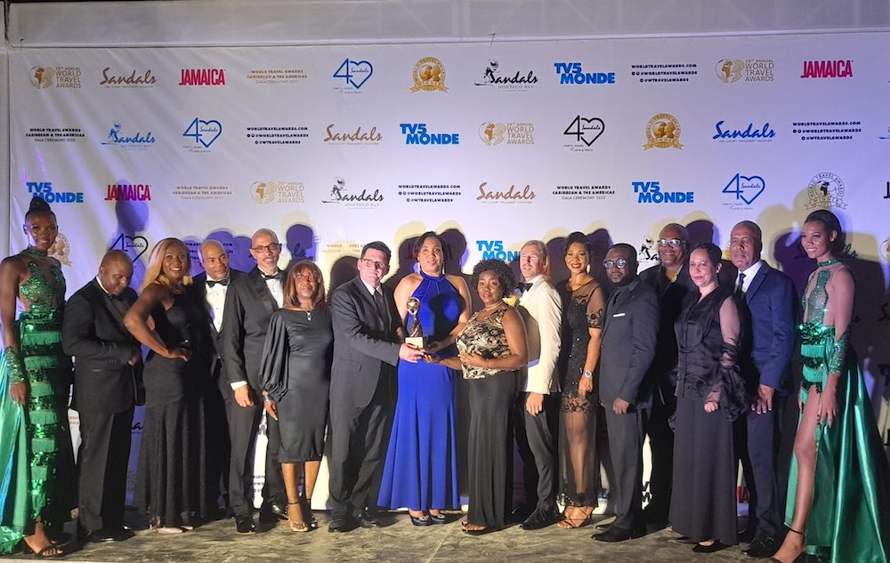 Port Authority of Jamaica Execs at the 29th Staging of the World Travel Awards at Sandals Montego Bay