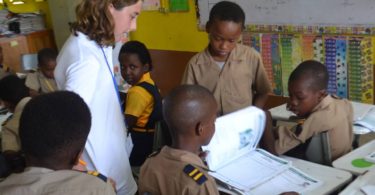 Rafe Cochran visits Chester Primary and Infant School in Jamaica
