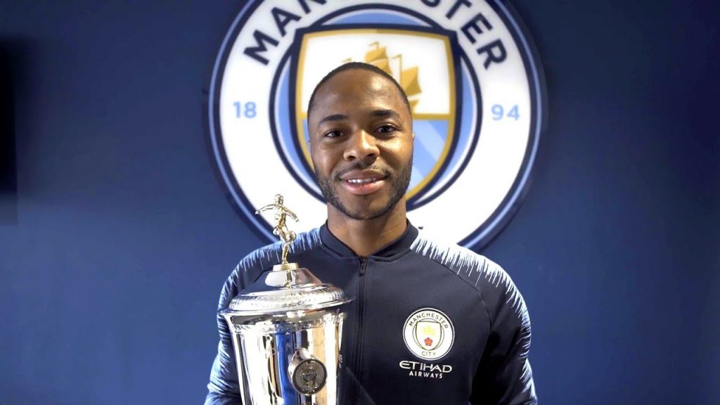 Raheem Sterling Wins Young Player Of The Year At The PFA Awards