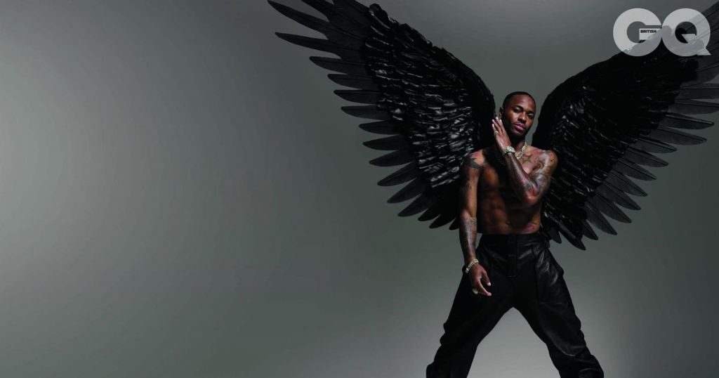 Raheem Sterling in British GQ Magazine