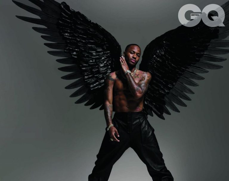 Raheem Sterling in British GQ Magazine