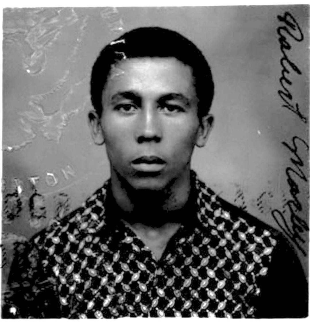 Rare Bob Marley Passport Photos