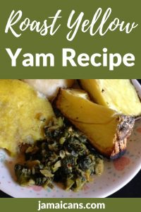 Jamaican Boiled Yellow Yam Recipe 