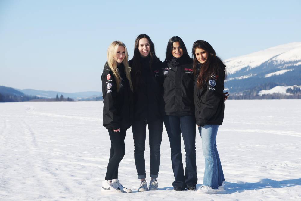 Sara Misir - Jamaican Formula Woman Driver - with finalists