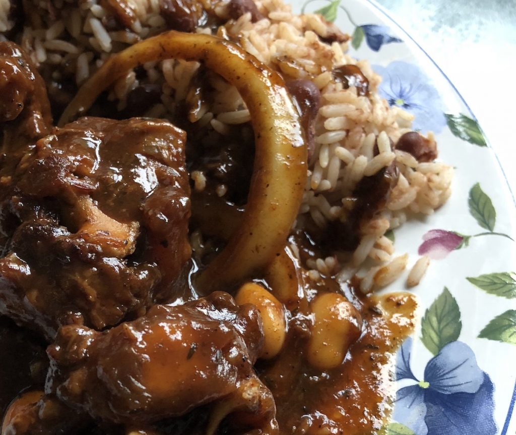 Simple Jamaican Oxtail Stew Recipe with Beans by Miss G