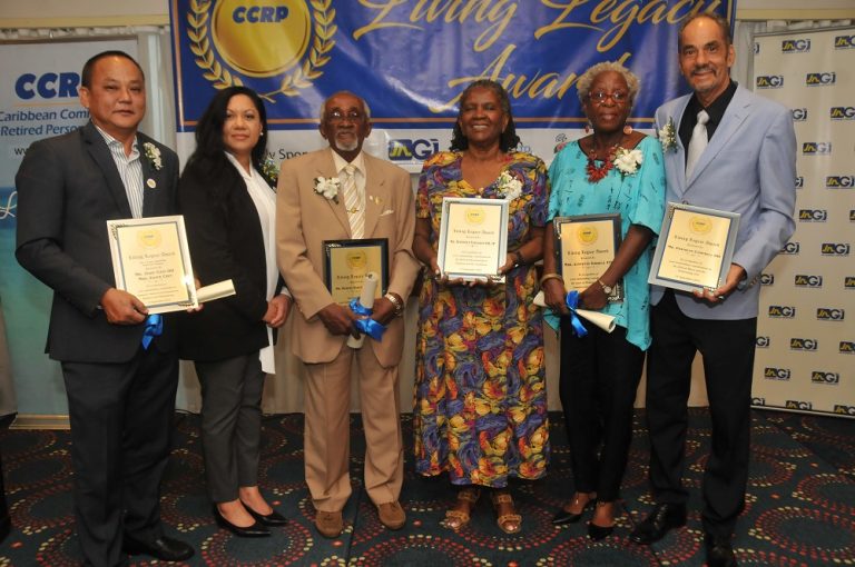 Six Outstanding Jamaicans Receive 2019 CCRP Living Legacy Awards - 2019 Living Legacy Award Recipients