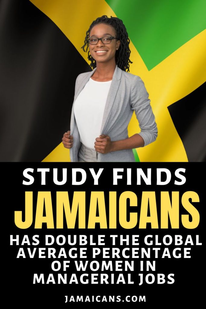 Study Finds Jamaica Has Double the Global Average Percentage of Women in Managerial Jobs - pin