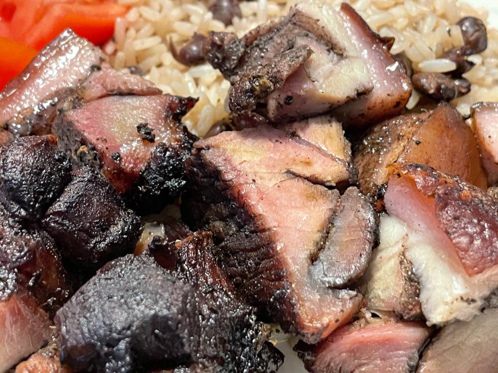 These 30 Jamaican Dishes Make This Popular Dining Spot Top 100 Caribbean Dishes - Jerk Pork