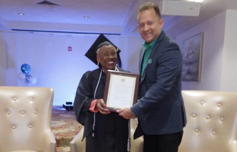 This 96-Year Old Jamaican-Born Lady is now the Oldest Black College Graduate in America - Violet Edwards