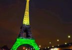 True or False - Did the Eiffel Tower Light Up with the Colors of the Jamaican Flag