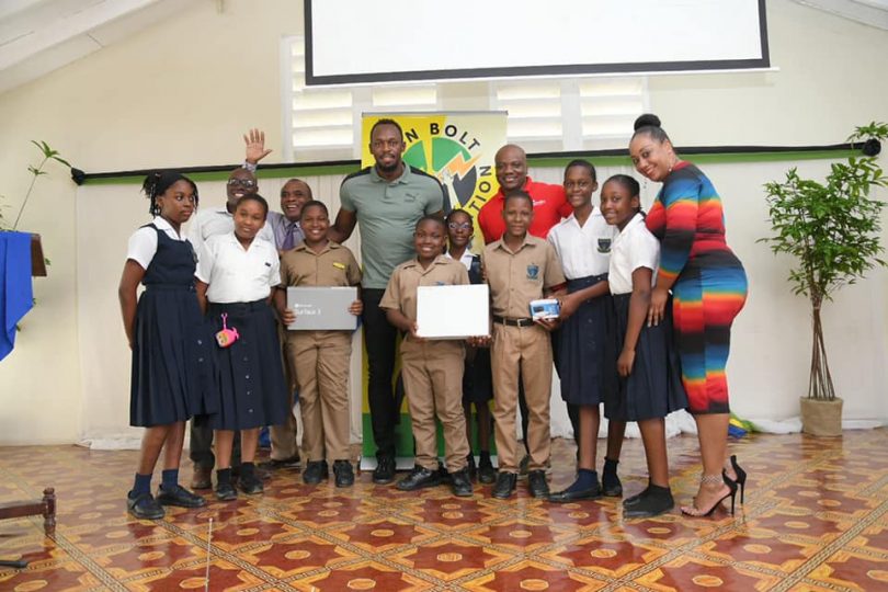 Usain Bolt’s Foundation Donates Computers To Schools