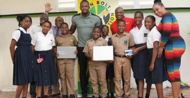 Usain Bolt’s Foundation Donates Computers To Schools