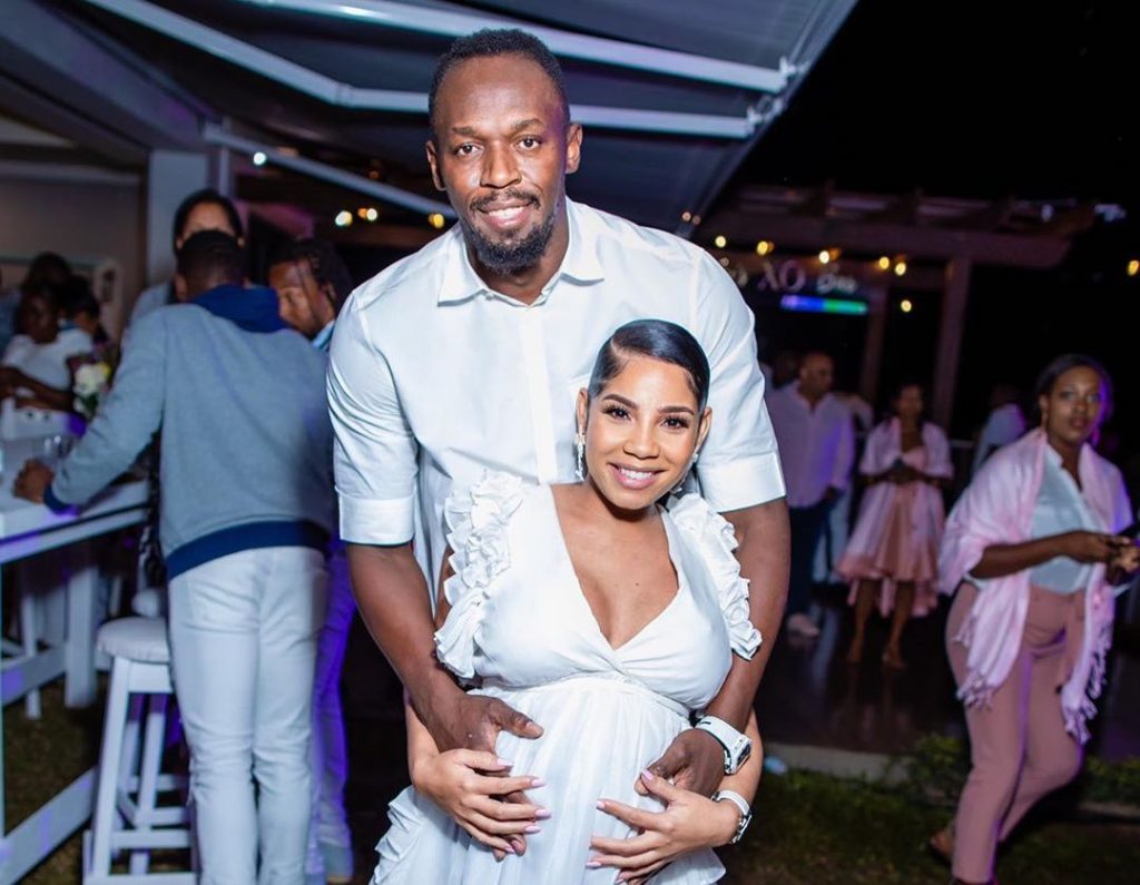 Usain Bolt and Kasi Bennett