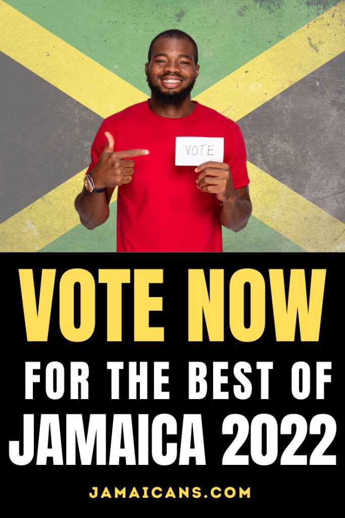 Vote Best Of Jamaica 2022 -Pin
