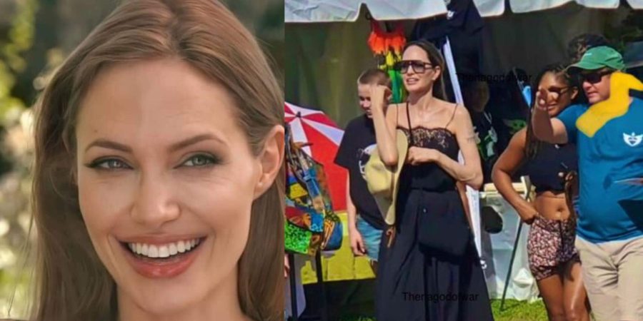 What Travel Advisory? Hollywood Star Angelina Jolie Spotted At Calabash ...